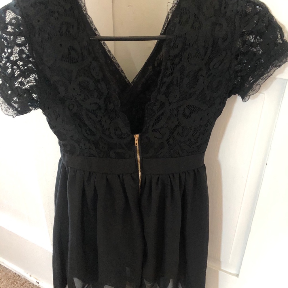 Black cocktail dress